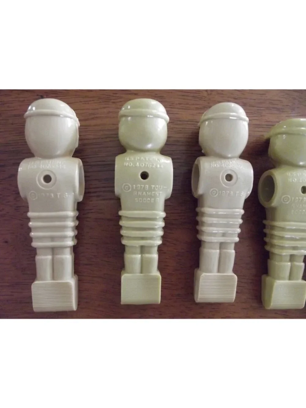 Tournament Foosball Replacement Players (lot of 10) Vintage 1978 Soccer Man Men